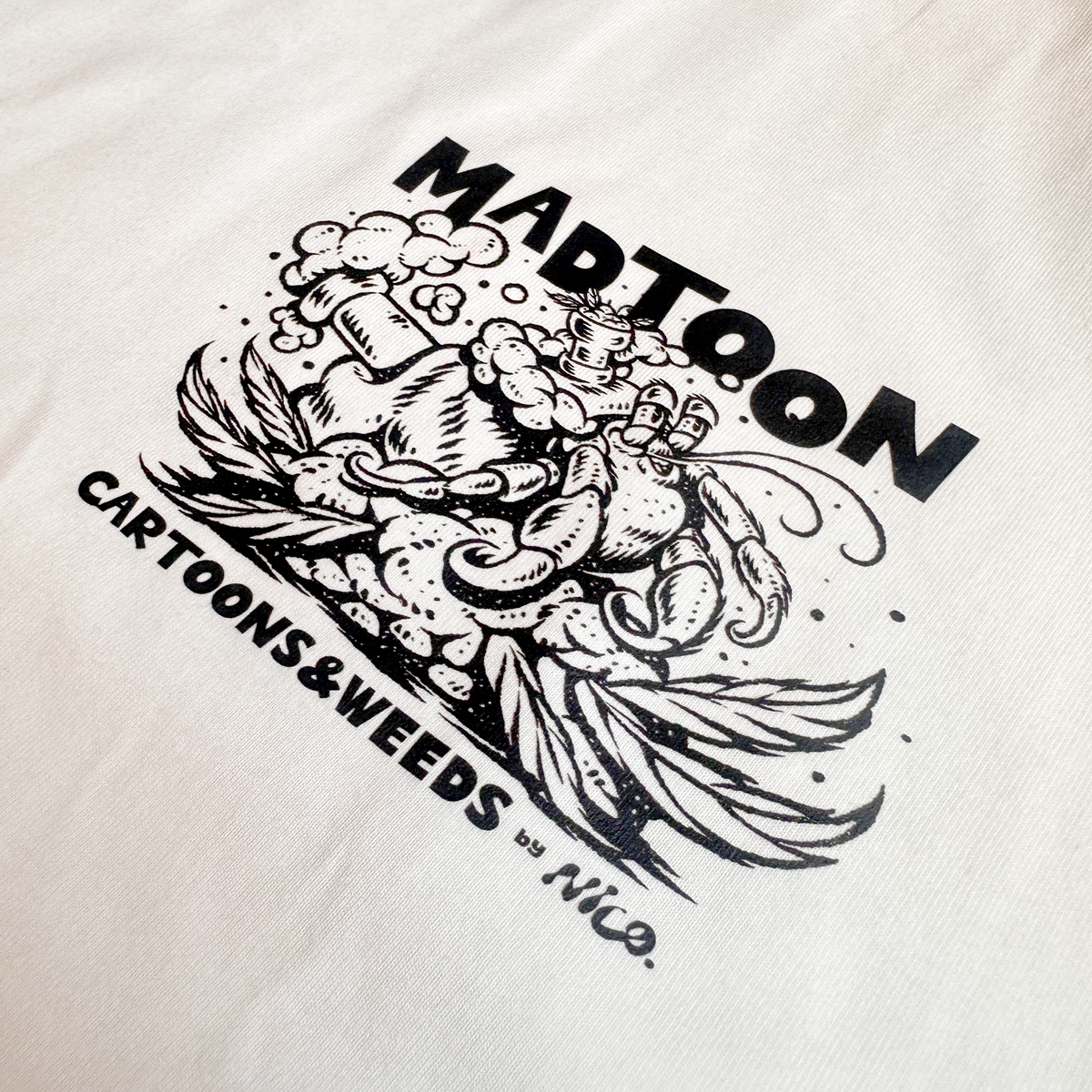 Conch Cartoons&Weeds Oversized Off-White