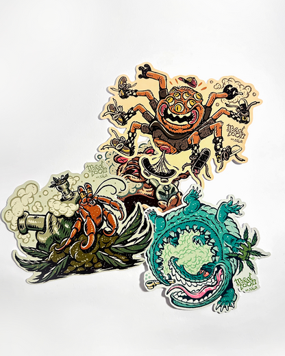 Adesivos Cartoons&Weeds