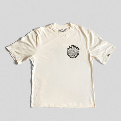 Alligator Cartoons&Weeds Oversized Off-White