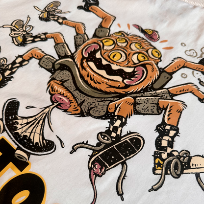 Spider Cartoons&Weeds Oversized Off-White