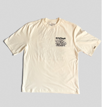 Conch Cartoons&Weeds Oversized Off-White