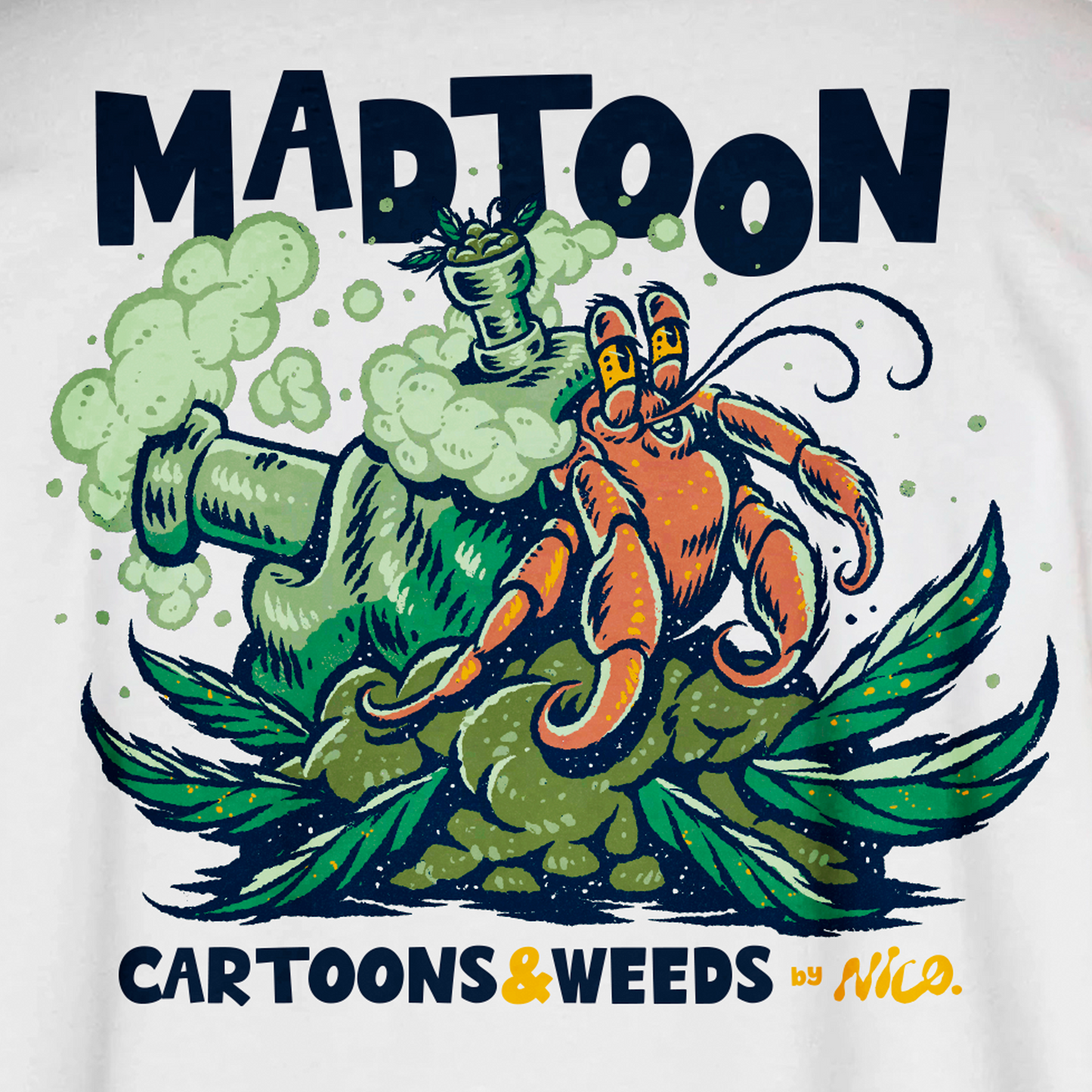 Conch - Cartoon&Weed | Oversized Off-White