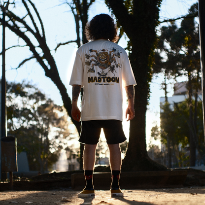 Spider Cartoons&Weeds Oversized Off-White